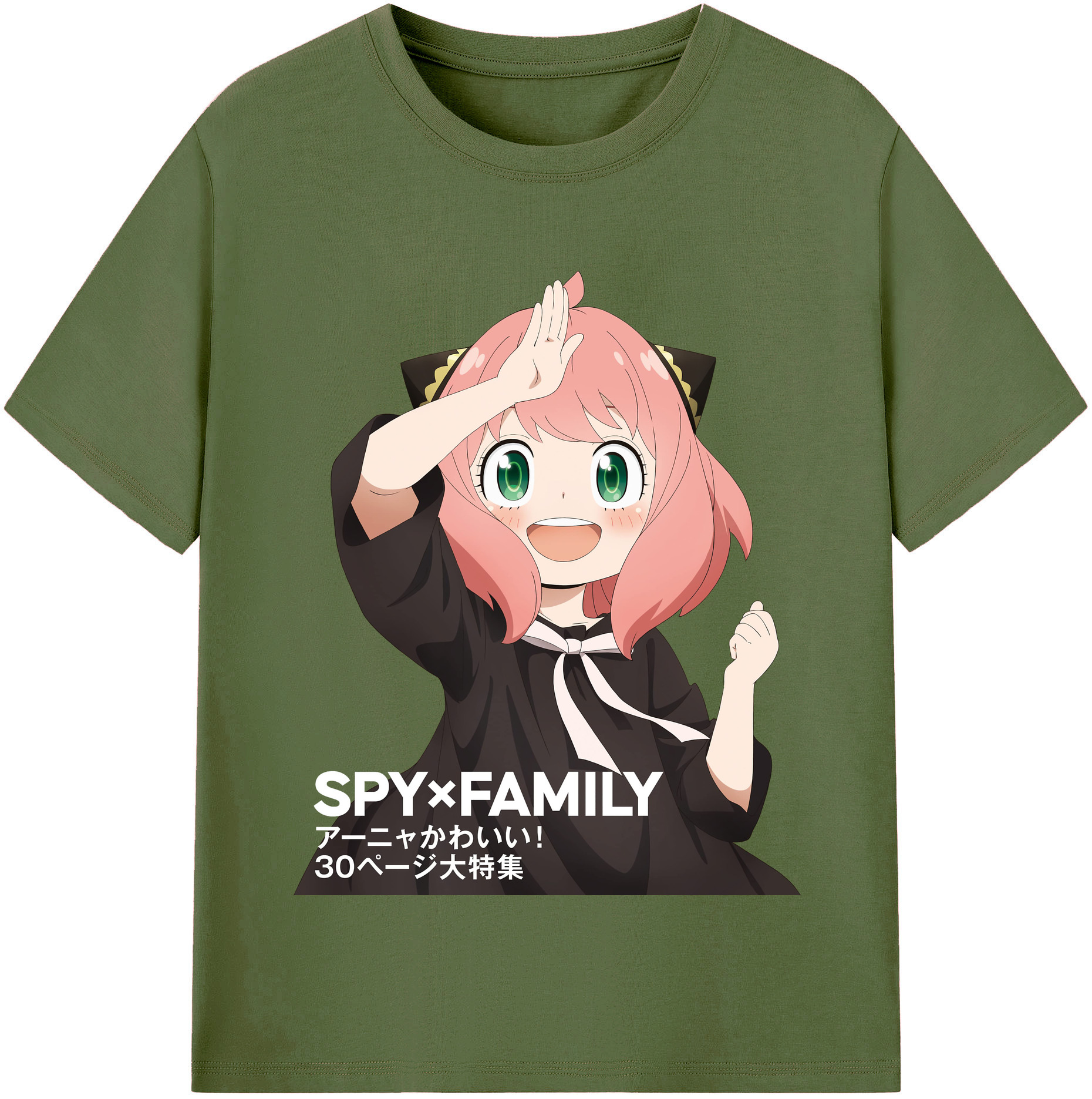 （画像用） SPY×FAMILY间谍家家酒 綿100％半袖Tシャツ（フロントプリント）
